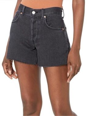 Free People - We The Free Ivy Mid Rise Short Women's 29 Washed Black